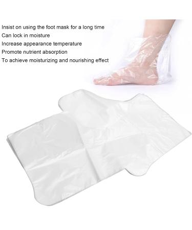 100 Pieces One-Way Plastic Foot Masks | Effective Foot Peeling & Moisturizing Skincare | Perfect for Acupuncture Shops - Buy Online on GoSupps.com