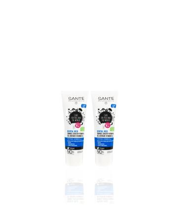 SANTE Toothpaste Vitamin B12 (2 x 75 ml) minty-sweet taste organic toothpaste vegan fluoride-free natural cosmetics - Buy Online on GoSupps.com