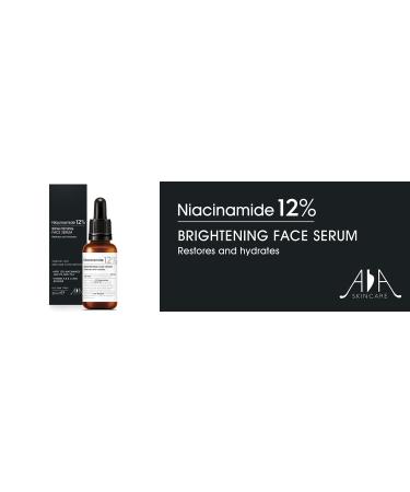 Niacinamide Brightening Face Serum 30ml with 12% Niacinamide 2% Zinc