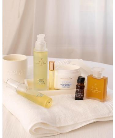 Aromatherapy Associates Deep Relax Roller Ball. Premium Blend of Vetivert Chamomile and Sandalwood Essential Oils to Relax and Calm on The Go (0.34 fl oz) - Buy Online on GoSupps.com