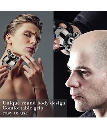 Head Shaver for Men - 5 in 1 Waterproof 7D Electric Razor with LCD Display & Floating Heads - Perfect for All Hair Types - Buy Online on GoSupps.com