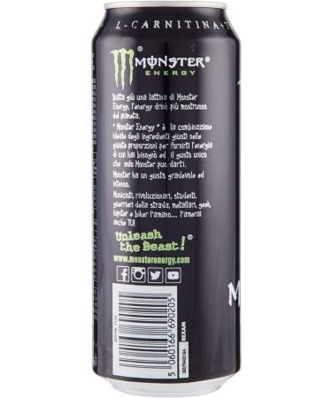Monster Energy Green Drink energy drink with taurine ginseng vitamin B 500 ml nonalcoholic drink sports drinks - Buy Online on GoSupps.com