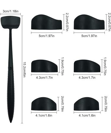 Crease Line Kit 2 Pack 6 in 1 Eye Shadow Applicator Portable Eye Shadow Stamp Set Silicone Eyeshadow Stamp Crease Tools Eyeshadow Make Up Kit Great with Eyeshadow Palletes And Eyeshadow Brushes - Buy Online on GoSupps.com