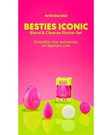 Beautyblender - Besties Iconic: Blending Sponge + cleanser + scrub matt for Precise Application and Perfect Blend - Buy Online on GoSupps.com