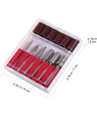 minkissy 2 Sets kit de u as de gel cleaning tools nail tools Manicure Sanding Bands nail dip kits nail bit manicure drill bits nail drill tool nail grinding head Corundum sand sheet gravel 7x6x2cm Assorted Color - Buy Online on GoSupps.com