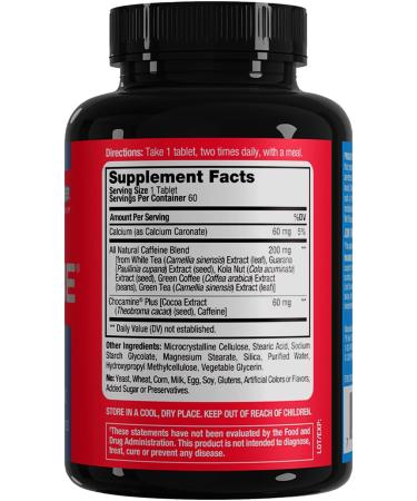 ProLab Nutrition Advanced Caffeine 200mg Fast-Acting Natural Caffeine Tablets with Green Tea Extract Clean Energy Mental Focus (60 Tabs) (3 Pack) 60 Count (Pack of 3) - Buy Online on GoSupps.com