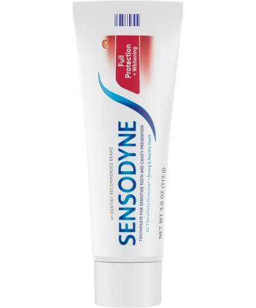 Buy Sensodyne Full Protection Whitening Toothpaste for Sensitive Teeth - Cavity Prevention 4 oz | International Shipping Available - Buy Online on GoSupps.com