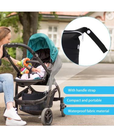 DSFSAEG 2Pcs Waterproof Wet Dry Bag Set for Baby Nappies & Gym - Portable Laundry Storage with Dual Zippers - Buy Online on GoSupps.com