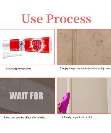 KOAHDE Mould Remover Gel for Bathroom Mould Magic Gel Household Mould Miracle Remover Stains Sink Mould Removal Gel Mould Remover Gel for Wall Quick Mould Remover Gel Mould Removal Gel for Bathroom - Buy Online on GoSupps.com