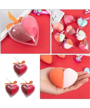 Sponge Cushion Puffs Makeup Sponge Blender Foundation Beauty Tool 3 Boxes Makeup Sponge Blender Heart Shaped Beauty Foundation Blending Sponge Powder Puffs for Liquid Cream Powder Random Color - Buy Online on GoSupps.com