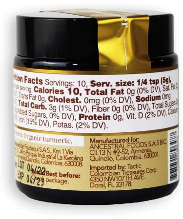 Pure Organic Turmeric Powder - Highly Concentrated for Maximum Benefits - Buy Online on GoSupps.com