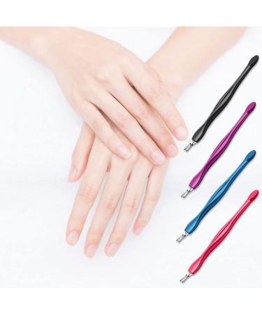 Cuticle Trimmer Professional Cuticle Pusher V Shaped Cuticle Remover Manicure Dead Skin Removal Tool Toe Nail Care for Home and Nail Shop (12Pcs) - Buy Online on GoSupps.com