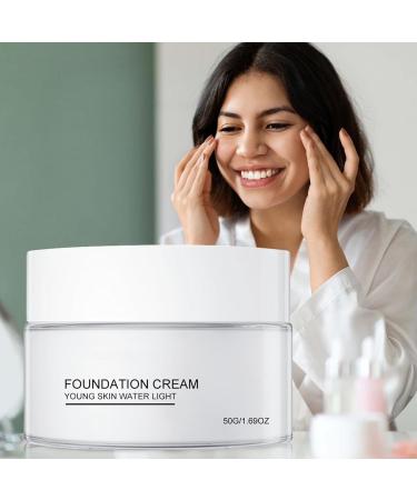 Cream Foundation - Moisturizing Concealer Foundation - Matte Finish 50g for Uneven Skin Tone - Buy Online on GoSupps.com