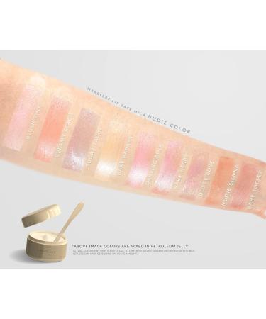 MARBLERS Cosmetic Grade Lip-Safe Mica Powder 4oz Set - Nudie 8 Color | Pearlescent Pigment for Lip Gloss, Eyeshadow, Nail Polish, Non-Toxic & Vegan - Buy Online on GoSupps.com