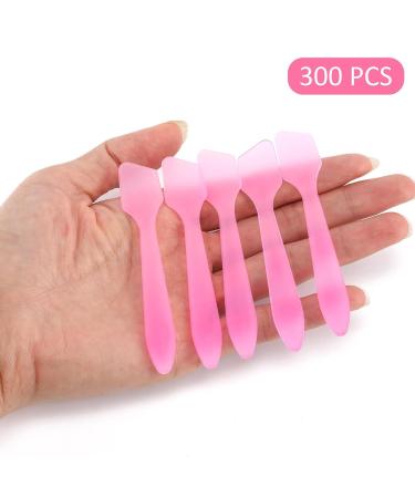 Tbestmax 300 PCS Mini Cosmetic Spatulas - Disposable Pink Makeup & Skin Care Tools for Facial Creams - Buy Online on GoSupps.com