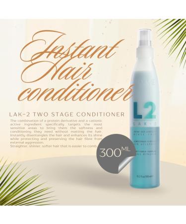 Lakme Lak 2 Instant Bi-Phase Hair Conditioner (300 ml) 300 ml (Pack of 1) - Buy Online on GoSupps.com