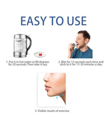 BSitsss 6-Piece Jawline Trainer Set | Kiefer Trainer & Jaw Coach for a Defined Jawline | Silicone Exerciser & Double Chin Reducer - Buy Online on GoSupps.com