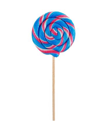 Shop Handmade Round Lollipops - Bubble Gum Flavor - 25g Set of 8 | International Shipping Available - Buy Online on GoSupps.com