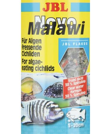JBL NovoMalawi Complete Food for Algae-Eating Cichlids - 1L Flakes 160g Pack International Shipping Available - Buy Online on GoSupps.com