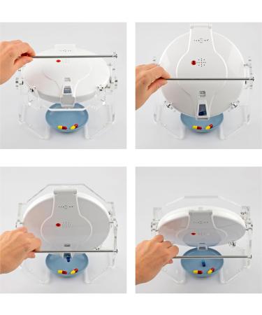 TabTime Automatic Pill Dispenser Tipper - Makes it Easy to Dispense Your Medication - Pill Dispenser Sold Separately (Blue) - Buy Online on GoSupps.com