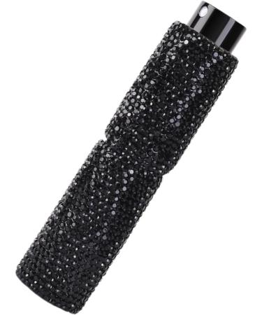 Rhinestone Empty Spray Bottle | Travel Bling Crystal Perfume Atomizers | 10ml Glitter Dispensing Bottle for Various Liquids Cosmetic & Perfume Black - Buy Online on GoSupps.com
