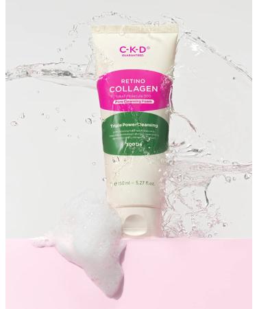 CKD Retino Collagen Pore Cleansing Foam | Exfoliating Facial Cleanser for Tightening & Impurity Removal - 5.07oz International Shipping - Buy Online on GoSupps.com