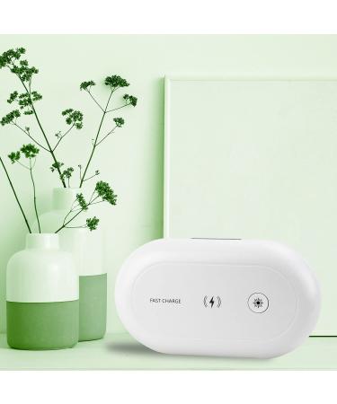 Portable UV Light Sanitizer Box for Smartphone, Keys, Cards, Toothbrush, Makeup & Jewelry - Fast Charge, Aromatherapy - Cell Phone Cleaner - Buy Online on GoSupps.com