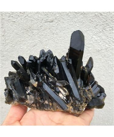 Natural Black Quartz Cluster Specimen Crystal s - Buy Online on GoSupps.com