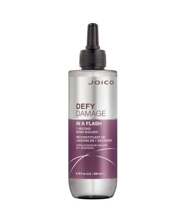 Joico Defy Damage In A Flash 7-Second Bond Building Hair Treatment | With Liquid Keratin | Quick Bond Strengthening & Protection | Color -Safe | Unique Liquid-To-Cr me Formula | 7.1 Fl Oz