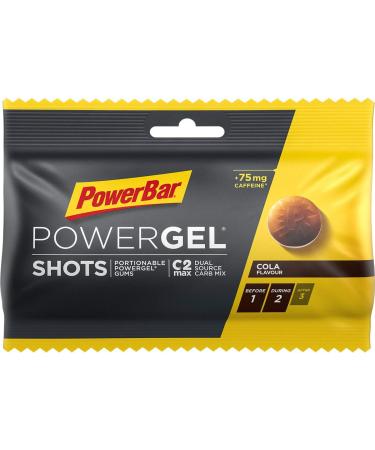 Powerbar PowerGel Shots Cola - High Carb Energy Gummies (16x60g) | C2MAX Magnesium Sodium & 75mg Caffeine for Optimal Performance - Buy Online on GoSupps.com