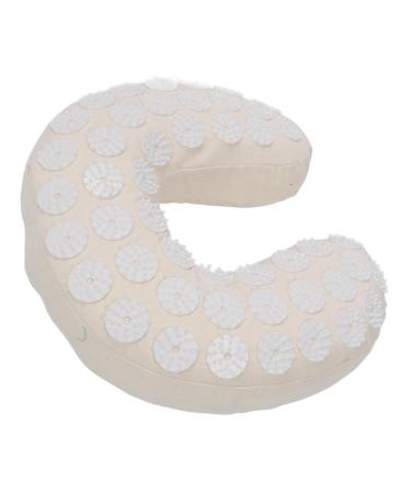 Acupressure Neck Pillow - U-Shaped Cervical Massage Pillow | Soft Cotton Fabric for Car & Travel - Buy Online on GoSupps.com