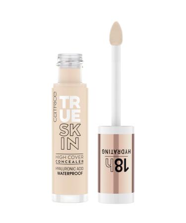 Catrice True Skin High Cover Concealer No. 005 nude anti-pimples moisturizing natural for dry skin vegan oil-free waterproof without alcohol 1-pack (4.5ml) 005 warm macadamia 4.5 ml (1 Pack)