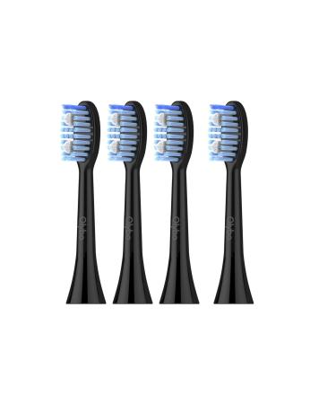Replacement Brush Heads for Olybo Sonic Toothbrushes (Black) Z-black