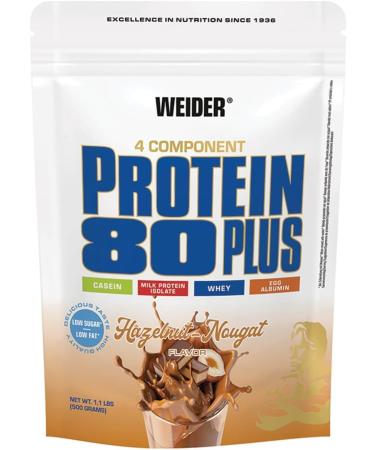 Weider Weider Protein 80 Plus Hazelnut Nougat 1 pack (1 x 500g)