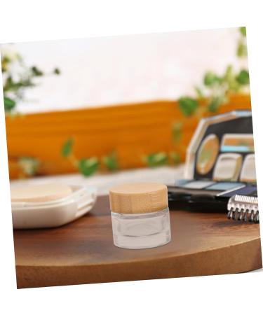 Bamboo Lid Cream Bottle Cosmetic Travel Containers Body Butter Jars Cosmetic Containers Terrarium Container Makeup Containers Mini Lotion Jars Travel Jars Wood Mask Filling/1593 - Buy Online on GoSupps.com