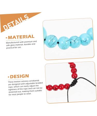 Lurrose 6pcs Carsickness Bracelet Set - Motion Sickness Bands for Women - Buy Online on GoSupps.com