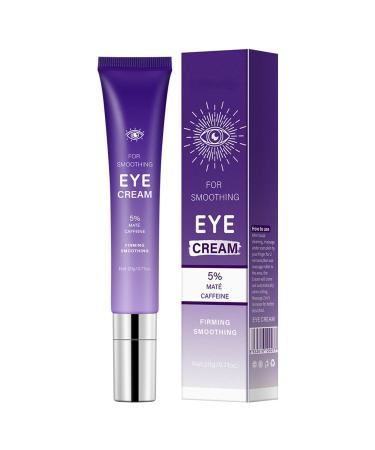 Caeine Eye Serum Anti-Aging Yerba Mate Caffeine Under Eye Cream for Dark Circles Puffiness Bags Under Eyes & Wrinkles Fine Lines Men and Women Cool Touch Soothes Eyes Fatigue 20g