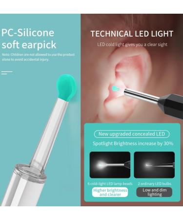 Ear Wax Removal Kit - 360 Visual Ear Camera with 6 Silicone Covers for Effective Ear Cleaning - Buy Online on GoSupps.com