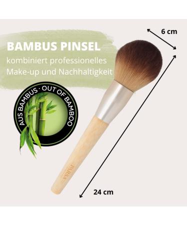 PARSA BEAUTY Powder & Bronzer Brush | FSC -Certified Bamboo Makeup Brush for Flawless Application - Buy Online on GoSupps.com