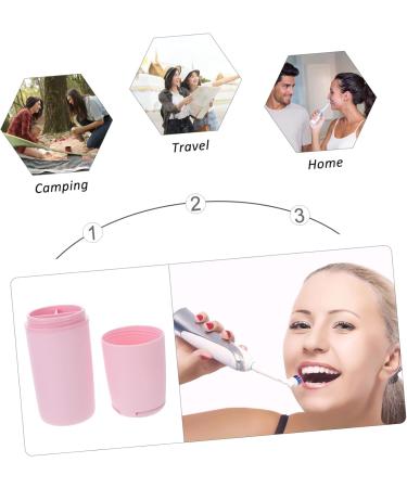 iPetboom Travel Toothbrush Storage Box & Toothpaste Case - Pink Raccoon Holder 20.5x6cm - Perfect for Outdoor Adventures & International Shipping - Buy Online on GoSupps.com
