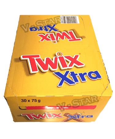 TWIX Xtra Boîte complète de chocolat 30 x 75 g