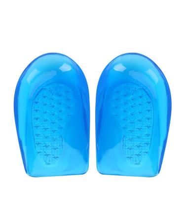 Silicone Gel Correction Insoles Foot Orthotic Arch Support Shoes Insert Pads Heel Cup(S34-40) for Pronation Heel Wedge Inserts Shoe Pads o Leg