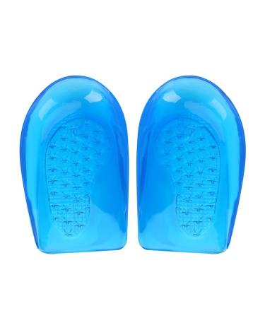 Silicone Gel Correction Insoles Foot Orthotic Arch Support Shoes Insert Pads Heel Cup(S34-40) for Pronation Heel Wedge Inserts Shoe Pads o Leg