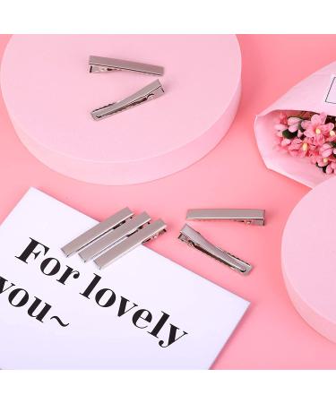 Iyinjuan 60 Pcs Duck Hair Clips - 1.85 Silver Metal Alligator Hairdresser Clamps & Curl Clips - Durable Hair Styling Accessories - Buy Online on GoSupps.com