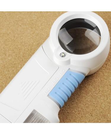 Portable Magnifier with LED Light Handheld Illuminated Reading Book Newspaper 6X Made in China - Buy Online on GoSupps.com