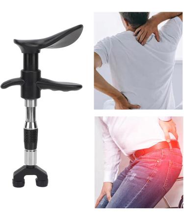 10-Speed Manual Massage Spine Tool with 4 Heads - Chiropractic Adjuster for Joint Relief - Black Fabric Bag Included - International Shipping Available - Buy Online on GoSupps.com
