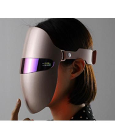 LED Light Therapy Mask - Facial Beauty Device with 3 Wavelengths & 270 LEDs - Auto Mode - Red Yellow Green Lights - Silver - Made in Korea - International Shipping Available - Buy Online on GoSupps.com