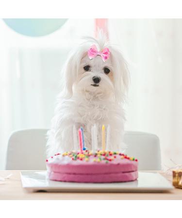 Chumia 100 Pcs Dog Hair Bows for Small Dogs - Cute Hair Accessories for Puppy Grooming - Pet Bowknot for Girl Cat Poodle Shih Tzu - Large & Small Dogs - Buy Online on GoSupps.com