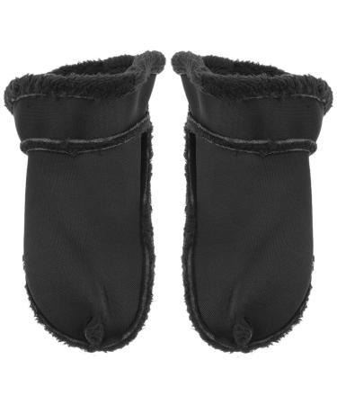 ABOOFAN 1 Pair Sheepskin Insoles Wool Inserts Winter Warm Insole Fluffy Shoe Inserts Detachable Fuzzy Shoe Inserts Pads for Hole Shoes Size 44-45 27X9.4CM