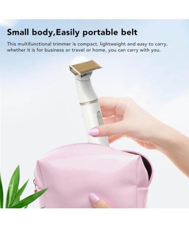 5 in 1 Women Electric Trimmer | Waterproof Rechargeable Pubic Hair Clippers & Body Depilator for Face Nose Eyebrows - Low Noise International Shipping Available - Buy Online on GoSupps.com